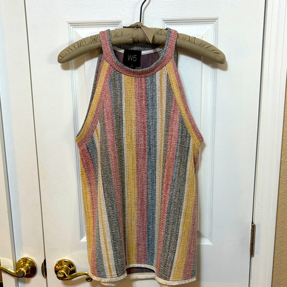 W5 Colorful Striped Tank Top